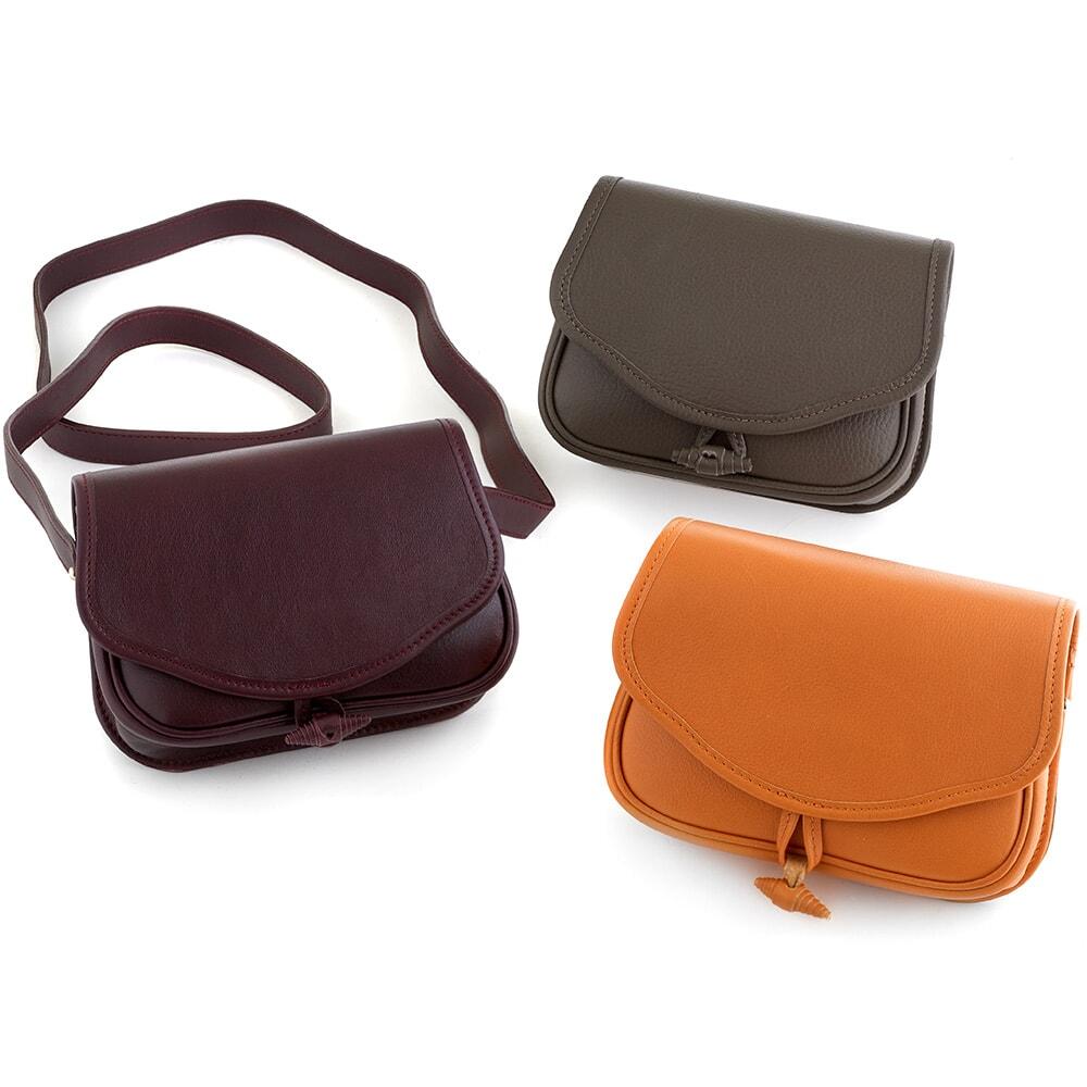 【DISCERNMENT】Soft Leather Unisex Minimal Cross Bag DISCERNMENT】Soft Leather Unisex Minimal Cross Bag